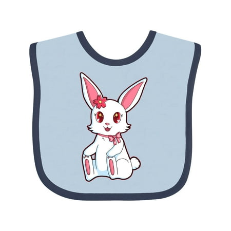 

Inktastic Happy Easter Girl Bunny in Pink Gift Baby Girl Bib