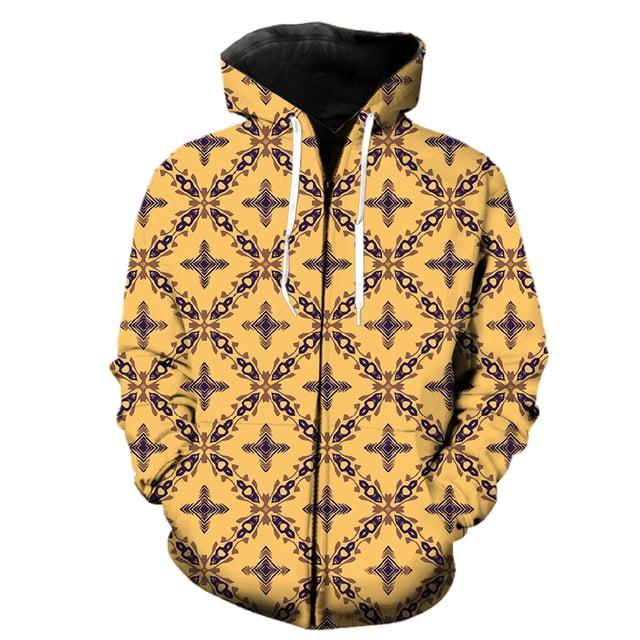 Sudadera con capucha y cremallera para hombre, estilo étnico exótico retro, gran oferta 2024, sudaderas casuales geniales, manga larga, moda hip hop, divertida impresión 3D