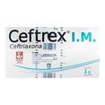 thumbnail image 2 of Ceftrex Ceftriaxona 1 g I.M. 1 paquete con 3 cajas, 2 of 3