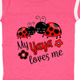 thumbnail image 4 of Inktastic My Yaya Loves Me with Cute Ladybugs Boys or Girls Baby Bodysuit, 4 of 5