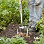 Spear & Jackson Traditional Stainless Steel Digging Fork, Heavy Duty Durable Stainless Steel Garden Tool, Ideal for Digging, Aerating, and Turning Soil