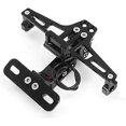 thumbnail image 5 of Adjustable Aluminum Motorcycle License Number Plate Holder Bracket Frame With Led Light Adjustable, 5 of 5