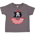 thumbnail image 3 of Inktastic Pirate Ship with Skull and Crossbones Boys or Girls Toddler T-Shirt, 3 of 5