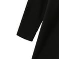 thumbnail image 6 of PiGOGI Men's Semi High Neck Base Shirt Elastic Sports Tight Fitting Striped Long Sleeve Top Black 2XL, 6 of 9