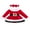 Red, variant on Gupgi Baby Girl Christmas Dress Long Sleeve Fur Trim Velvet Romper Dress + Headband 3-24Months