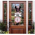 thumbnail image 1 of Alemon Minnie Mouse Fiesta de Cumpleaños Bienvenida Percha Puerta Poster Banner Alemon Alemon, 1 of 2