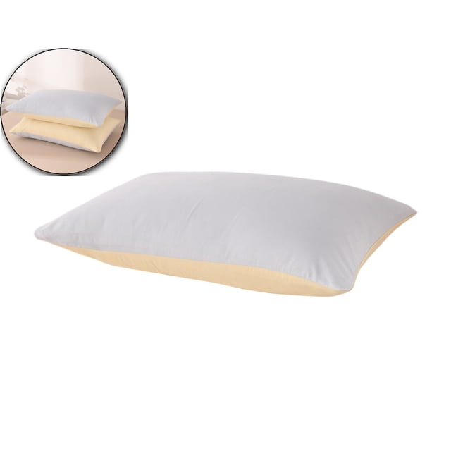 Dvruxg Polyester Pillow Core Isolation Cover – Breathable Anti-Yellowing Pillow Protector with Moisture-Wicking Fabric – Soft & Hypoallergenic Pillow Wrap for Hotel & Home Use