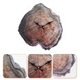 thumbnail image 3 of Annual Ring Wall Hanging Clock Decorative Mute Clock for Home Office Without Battery, 3 of 6