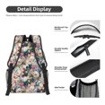 thumbnail image 4 of Yiaed Rose Flowers Print School Backpack College Backpack Daypacks for Students High School Spacious and Durable Daypack for Work and Travel-One Size, 4 of 6