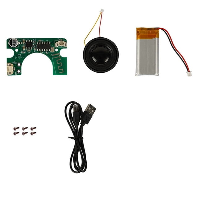 Kit de Altavoz Bluetooth DIY con Impresión 3D Amplificador Estéreo BT5.0 Kit de Minialtavoz DIY Accesorios de Impresión 3D