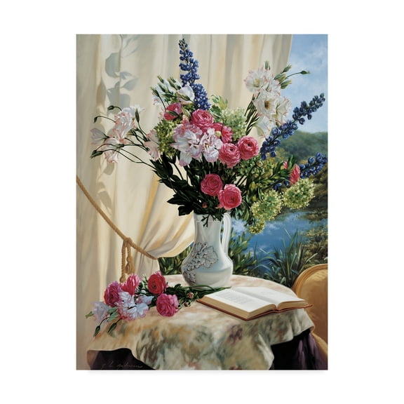 Trademark Fine Art 'Dickinson By The Pond' Canvas Art by Robin Anderson