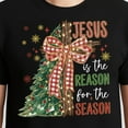 thumbnail image 3 of Jesus Is The Reason For A Season – T-Shirt, Hoodie & Sweatshirt – Christmas – Family Holiday Wear, 3 of 6