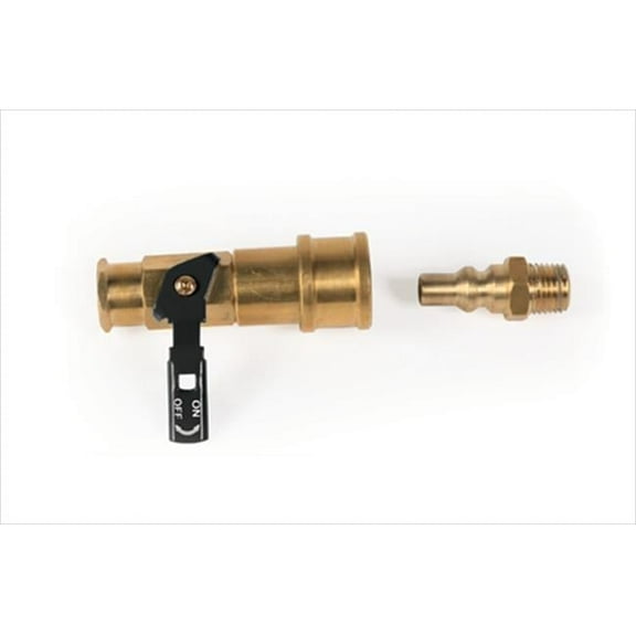 Camco 59853 Propane Quick Connect Kit - Valve & Full Flow Plug