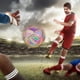 thumbnail image 2 of Soccer Ball Size 5 Soccer Ball Reflective Soccer Ball Size 5/4 Holographic Soccer Ball Camera Flash Reflective Fo heqiyong LED, 2 of 2
