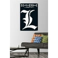 thumbnail image 2 of Death Note - L Symbol Wall Poster with Pushpins, 22.375" x 34", 2 of 3