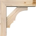 thumbnail image 3 of Ekena Millwork 5 1/2"W x 20"D x 20"H Balboa Block Smooth Bracket w/ Offset Brace, Douglas Fir, 3 of 25