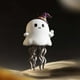 thumbnail image 1 of Juguete para aliviar el estrés demoníaco con forma de calabaza danzante y fantasma, 1 of 5