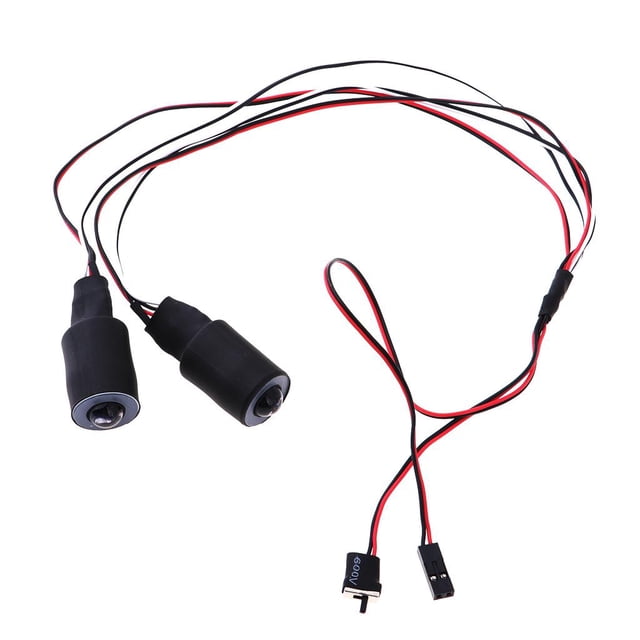 Kit de 2 faros delanteros y traseros LED para camión R ar rawler 1:10 Accesorios de bricolaje C do