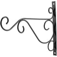 thumbnail image 1 of Soporte de pared de hierro SSuperp para flores Maceta Color negro 25 x 20 cm, 1 of 5