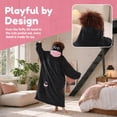 thumbnail image 4 of ZHANGDER Funny Wearable Blanket Hoodie, Adult Big Mouth Monster Loungewear, Long Sleeve Loose Pjs Costume, One Size Fits All 9 Colors, 4 of 6