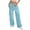 Light Blue, variant on Women's Casual Pants High Waisted Wide Leg Sweatpants With Pockets Comfortable Soft Athletic Joggers For Everyday Wear