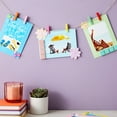 50 Pack Paper Picture Frames 4x6, DIY Cardboard Photo Hanging Display