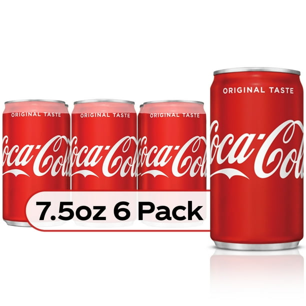 CocaCola Soda Soft Drink, 7.5 fl oz, 6 Pack
