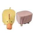 thumbnail image 1 of Footrest Stool, Small Padded Stool Cute Animal Footstool With Soft Padded Cushion For Kids And Adults, 1 of 8