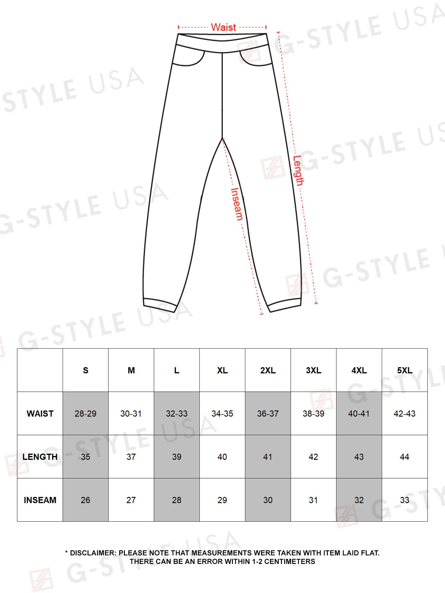 G-Style USA - Pantalones de chándal para hombre con cierre de tobillo y  cremallera