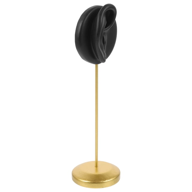 KAKOWELY Exhibidor De Aretes Negro Con Base Metálica Para Mostrar Joyería En Tiendas Y Exposiciones