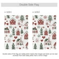 thumbnail image 4 of Yayeee Garden Flag 28" x 40" Double Sided Outdoor Yard Lawn Holiday Decorations, Red Nordic Christmas, 4 of 6