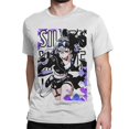 thumbnail image 1 of Camisetas Silver Wolf Honkai Star Rail Game Waifu para hombre y mujer, de algodón, con cuello redondo, de manga corta, únicas, 1 of 7