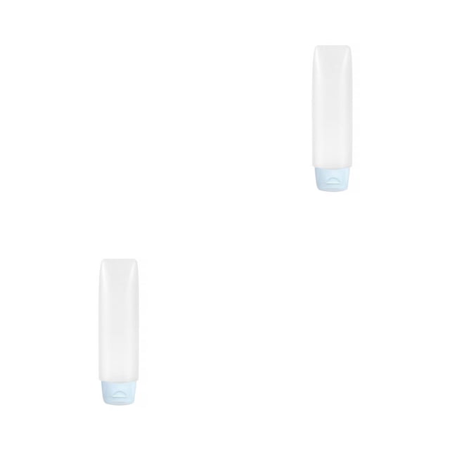 Injueey Travel Bottle Gel de ducha de Envase cosmético Dispensador reutilizable Tubo Organizador Accesorios 30ML Azul 30ML Azul 2piezas