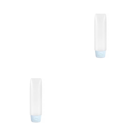 Botella exprimible de viaje Advancent Gel de ducha 30ML Azul 2piezas