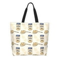 thumbnail image 1 of Disketp Peanuts Bolsa Tote Estampada para Mujer, Bolso de Hombro y de Mano para Compras y Viajes, 1 of 8