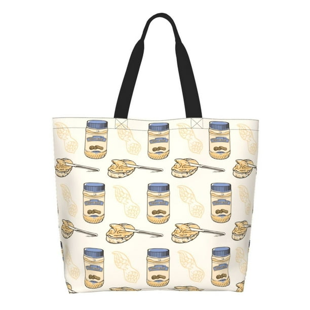 Easygdp Peanuts Bolsas Tote para Mujer, Bolsos de Hombro para Viaje, Bolsos de Mano de Gran Capacidad para Compras y Trabajo