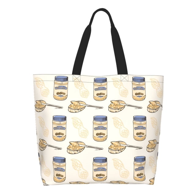 Disketp Peanuts Bolsa Tote Estampada para Mujer, Bolso de Hombro y de Mano para Compras y Viajes
