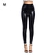 thumbnail image 3 of Sonducket Pantalones de cuero de cintura alta para mujer, pantalones de invierno para viajar, senderismo, fiesta, poliéster de PU, pantalones Prendas para la parte inferior del cuerpo METRO, 3 of 6