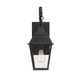 thumbnail image 3 of Jackson 1-Light Outdoor Wall Lantern in Matte Black with Gold Highlights, 3 of 5