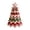 Multicolor D, variant on ZhangC DIY Quilted Christmas Tree Tabletop Kit, 6.3 Inch 3D Fabric Patchwork Craft Set with Precut Pieces, Handmade Felt Sewing Project for Home, Office and Holiday Decor