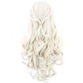 thumbnail image 1 of Peluca Topcosplay, beige, larga, rizada, ondulada, 61 cm, sintética, 1 of 6