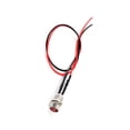 thumbnail image 3 of 4 Pcs 12v 8mm LED Panel Dash Warning Light Indicator Lamp LED Panel Suitable for Car Van Truck Other Universal Vehicle, 3 of 7