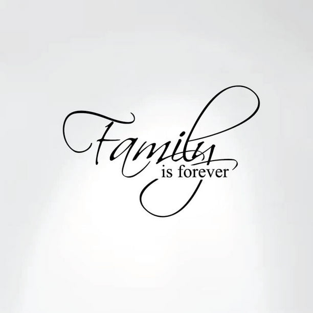 Innovative Stencils Family Is Forever Vinyl Wall Decal Art Saying Home