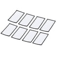 thumbnail image 1 of Uxcell 8pcs Parche de Sublimación en Blanco, 3.15"x1.97" Parche de Transferencia de Calor para Reparación de Tela DIY Artesanías Blanco, 1 of 7