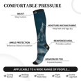 thumbnail image 3 of Bixox Mysterious Moonlit Mountains Print Compression Socks,Compression Socks Women & Men Circulation for Medical,Running,Athletic, 3 of 7