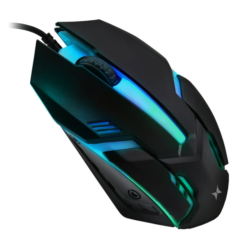 Xtreme Multicolor LED Gaming Mouse, Color Fade Lighting