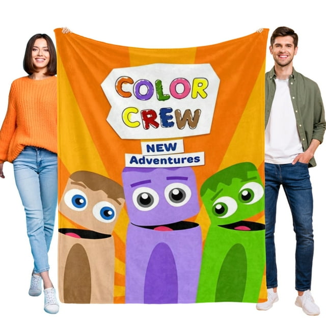 Color Crew de BabyFirst anti-pilling, suave, ligera, esponjosa y acogedora de lujo para hogar y cocina – Perfecta para niños y adultos,130X150cm