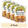 (4 pack) Margaret Holmes Seasoned Blackeye Peas, Canned Peas, 15 oz