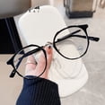 thumbnail image 3 of Gafas con montura para miopía TR90, montura irregular, antiluz azul para mujer, gafas lisas, 3 of 6