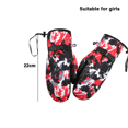 thumbnail image 2 of Thermal Gloves Cycling Wind and Cold Ski Halter Mittens, 2 of 5